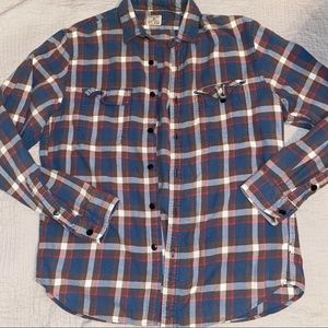 Jcrew men’s plaid button up medium